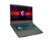 MSI Thin 15 B12VE-1231XFR - Intel Core i5 - 12450H / jusqu'à 4.4 GHz - FreeDOS - GeForce RTX 4050 - 16 Go RAM - 512 Go SSD NVMe - 15.6" 1920 x 1080 (Full HD) @ 144 Hz - Gigabit Ethernet - Bluetooth, Wi-Fi 6E - gris cosmos