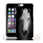 Coque Générique Compatible iPhone 7/8 / SE2020 Cheval Noir et Blanc - Coque portable antichocs Silicone (4.7")