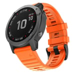 Motstandsdyktig Garmin Fenix 7 klokkereim - Oransje