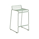 HAY - Hee Bar Stool Low - Fall Green - Barstolar - Hee Welling - Grön - Metall/Trä