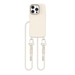 Tech-Protect bakdeksel med MagSafe og bærestropp for iPhone 16 Pro - Beige