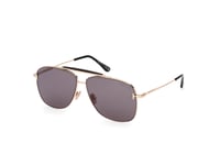 TOM FORD Sunglasses rose gold smoke Man