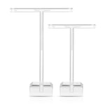 2PCS Jewelry Organizer Stand for Necklace Stand Acrylic Earring Display Stands