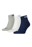 Puma Quarter Basic 3 Pack Quarter - Navy, EU 43-46