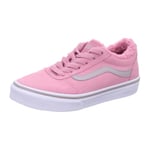 Vans Filles Ward Basket, Suede/Sherpa Foxglove, 31 EU