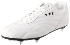 PANTOFOLA D’ORO 1886 Homme New Star Chaussure de Gymnastique, Blanc LC Ric Noir Semelle Int, 42.5 EU