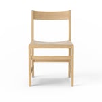 Massproductions - Waiter XL Chair, Natural Oak, Utan klädsel - Spisestoler - Chris Martin - Tre farget - Tre