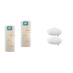 Polti paeu0336 Kit Anti-Scale Filter for Steam Mops & PAEU0332 Vaporetto Kit of 2 Cloths for Steam Mops and Smart Cleaner with Vaporforce Brush, White, 13.0 cm*33.0 cm*6.0 cm