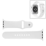 Bracelet Silicone Blanc pour Apple Watch Sport 38mm