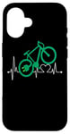 iPhone 16 E-bike Heartbeat Funny Electric Bicycle Green Energy Case