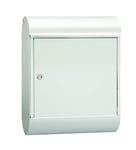 Renz 842000DE MEFA Topaz 842 Boîte aux lettres avec serrure de sécurité Blanc brillant 430 x 340 x 150 mm