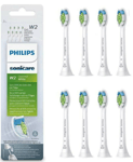 Philips W2 Optimal White Sonicare HX6068/12 Toothbrush Heads, 8Pack [New Sealed]