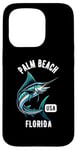 Coque pour iPhone 15 Pro Motif Palm Beach Floride USA Fishing