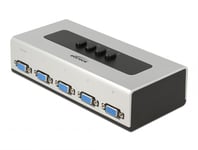 VGA Switch/Splitter - Manuel skift - Bidirectional - 4 vejs