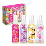 Body Mist By So…? Womens Mini Mist Body Mist Gift Set with Pink Grapefruit Va...