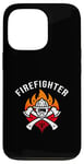 Coque pour iPhone 13 Pro Casque de pompier - Hache - Flamme - Appréciation Hero