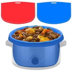 2 Pack Slow Cooker Liners - Reusable Cooker Divider, Silicone Cooking Bags9035