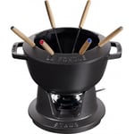 Staub Round Fondue set 20 cm, black 40511-972-0