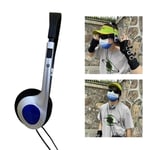 Over Ear Earbud Y2k Headphones 3.5mm Retro Headset  CD/Walkman/Mp3