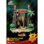 Beast Kingdom Jurassic Park diorama - PARK GATE - PVC D-Stage Iconic Movie Scene