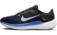 Nike Homme Air Winflo 10 Running Shoe, Black/Wolf Grey-Racer Blue-High Voltage, 40 EU