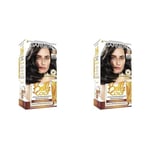 Garnier - Belle Color - Coloration permanente Noir - 80 Noir Naturel (Lot de 2)