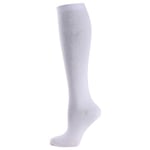 Trofe Cotton Knee Socks Strumpor Vit Strl 35/38 Dam