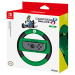 HORI - Volant Deluxe Mario Kart 8 pour Nintendo Switch - Version Luigi