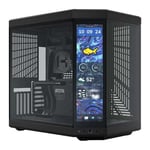 HYTE Y70 Touch Infinite, Pitch Black, Dual Chamber Mid-Tower Chassis, USB, IPS S