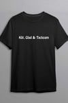 Dunken Kåt glad & tacksam T-shirt (5XL,Dam)