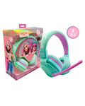 WOW Generation - Casque audio bluetooth sans fil avec micro pour enfant dès 6 ans - Ecouteurs enfant fille USB - Autonomie jusqu'à 50h