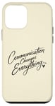 iPhone 12 mini Communication Changes Everything Speech Therapy Women Case