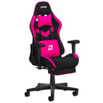 Dark gamingstol svart / rosa