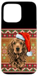 Coque pour iPhone 15 Pro Max Enjoy Christmas New Year Present T-shirt, Xmas Santa Dog Fun