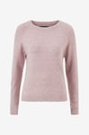 Vero Moda - Tröja vmDoffy LS O-Neck Blouse - Rosa