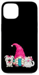 Coque pour iPhone 13 Best Cat And Dog Mom Graphic For Women Dog And Cat Gnome