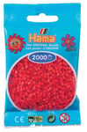 Hama - 501 - 05 - sachet de 2000 perles mini - (petites perles Ø2,5 mm) - Rouge