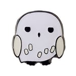 Harry Potter Chibi Hedwig Owl Button us:one size White (US IMPORT)