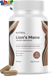 5000Mg  Pure  Lion ' S  Mane  Mushroom  High  Strength  Capsules -  60  Vegan  C