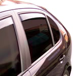 Sidofonsterdeflektorer Master Dark bak lamplig for Ford Ranger Double Cab 2022