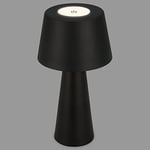 BRILONER - Lampe de table LED rechargeable, gradation progressive, tactile, lumière mobile, Lampe de table LED extérieure, Lampe de table LED sans fil, noir