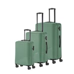 travelite Set de valises à 4 roues 3 pièces tailles L/M/S, série de bagages BALI : Trolleys à coque dure en ABS avec serrure à combinaison TSA (valise à main sans TSA)