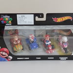 HOT WHEELS Mario Kart - The Super Mario Bros. Movie 4 Pack (NEW & BOXED)