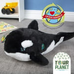 Eco Friendly Plush Killer Whale 30cm Cuddly Soft Toy Teddy Kids Boys Girls UK