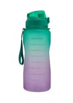 Jumble & Co Sips & Gulps 2 Litre Water Bottle - Teal/Purple