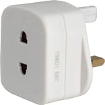 Electric Shaver Adaptor Plug 1A 3-Pin Socket for Bathroom Use, Compact & Durable