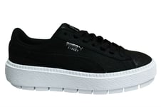 Puma Platform Trc BioHacking Black Trainers - Womens Leather - Size UK 3.5