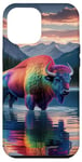 Coque pour iPhone 12 Pro Max Buffalo Majestic American Wild Bison Western Outdoor West