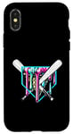 iPhone X/XS Baseball Home Plate Drip 2 Ice-Cream for Softball Case