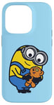 Coque pour iPhone 14 Pro Minions Cute Bob Favorite Teddy Bear Portrait